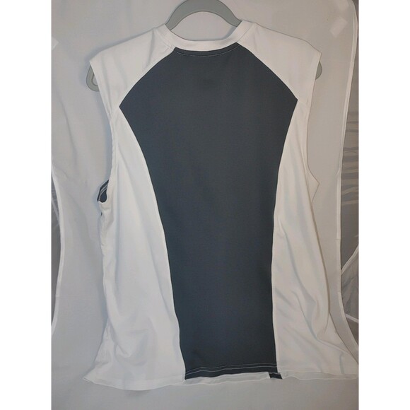 Starter Tank Men’s XL Training Fit Active Shooter White Black - Picture 2 of 3